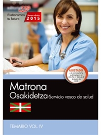 Books Frontpage Matrona. Servicio vasco de salud-Osakidetza. Temario Vol.IV
