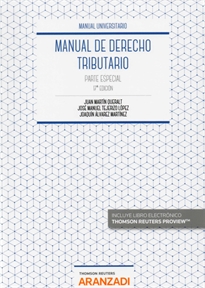 Books Frontpage Manual de Derecho Tributario. Parte Especial (Papel + e-book)