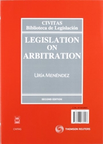 Books Frontpage Legislación sobre Arbitraje/Legislation on Arbitration