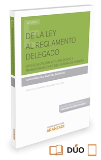 Books Frontpage De la Ley al Reglamento delegado   (Papel + e-book)