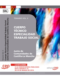 Books Frontpage Cuerpo Técnico. Especialidad Trabajo Social. Junta de Comunidades de Castilla-La Mancha.Temario Vol. II.