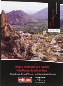 Books Frontpage Historia e Historiografía de la Expulsión de los Moriscos del Valle de Ricote