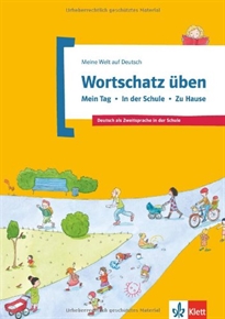 Books Frontpage Wortschatz üben - Mein Tag · In der Schule · Zu Hause