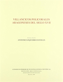 Books Frontpage Villancicos policorales aragoneses del siglo XVII