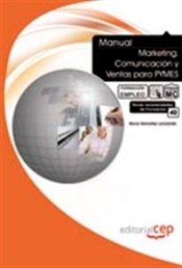 Books Frontpage Manual Marketing, Comunicación y Ventas para PYMES. Formación para el Empleo