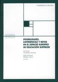 Books Frontpage Posibilidades, experiencias y retos en el espacio europeo de Educación Superior