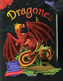 Books Frontpage Dragones. Dibujos para raspar y colorear