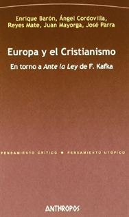 Books Frontpage Europa y el cristianismo: en torno a Ante la ley de F. Kafka