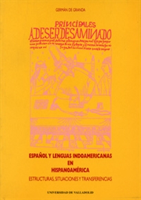 Books Frontpage Español Y Lenguas Indoamericanas En Hispanoamerica. Estructuras, Situaciones Y Transferencias.