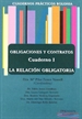 Front pageObligaciones y Contratos. La relación obligatoria. Cuaderno I.