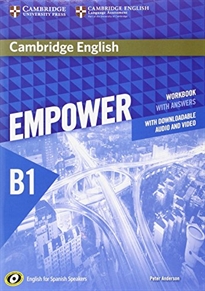 Books Frontpage Cambridge English Empower for Spanish Speakers B1 Workbook with Answers
