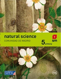 Books Frontpage Natural science. 5 Primary.  Savia. Madrid