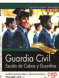 Books Frontpage Guardia Civil. Escala de Cabos y Guardias. Materias Socioculturales y Técnico-Científicas. Temario Vol. II.