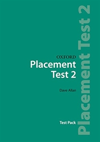 Books Frontpage Oxford Placement Tests 2. Pack Revised Ed