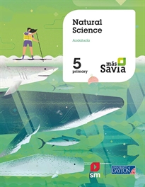 Books Frontpage Natural science. 5 Primary. Más Savia.Andalucía