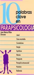 Books Frontpage 10 palabras clave en parapsicología