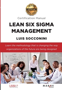Books Frontpage Lean Six Sigma Management. Certification Manual