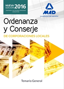 Books Frontpage Ordenanzas y Conserjes de Corporaciones Locales. Temario General