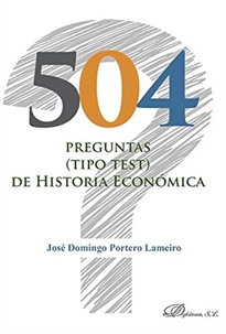 Books Frontpage 504 preguntas (tipo test) de Historia Económica