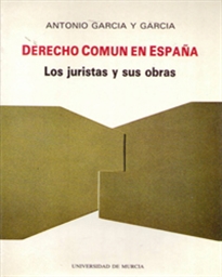 Books Frontpage Derecho Común en España
