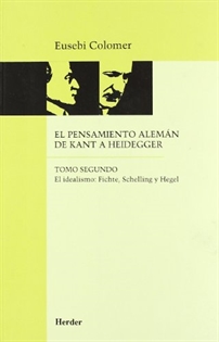 Books Frontpage El pensamiento alemán de Kant a Heidegger tomo II