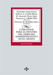 Books Frontpage Conceptos para el estudio del Derecho administrativo I en el grado