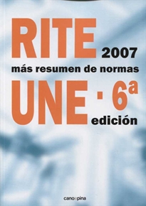 Books Frontpage RITE+resumen de normas UNE