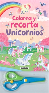 Books Frontpage Colorea y recorta unicornios