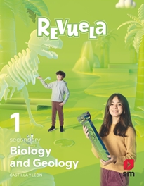 Books Frontpage Biology and Geology. 1 Secondary. Revuela. Castilla y León