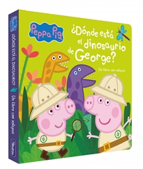 Books Frontpage Peppa Pig. Libro de cartón con solapas - ¿Dónde está el dinosaurio de George?