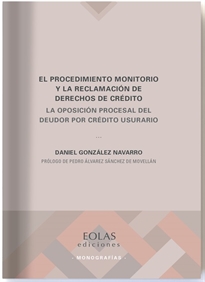 Books Frontpage El procedimiento monitorio y la reclamación de derechos de crédito