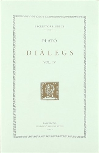 Books Frontpage Diàlegs, vol. IV: Cràtil. Menexen