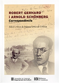 Books Frontpage Robert Gerhard i Arnold Schönberg. Correspondència