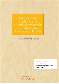 Books Frontpage Derecho sucesorio inglés, normas de conflicto y sucesión de ciudadanos británicos en España (Papel + e-book)