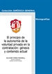 Front pageEl principio de la autonomía de la voluntad privada en la contratación: génesis y contenido actual