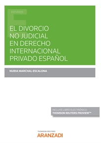 Books Frontpage El divorcio no judicial en derecho internacional privado español (Papel + e-book)