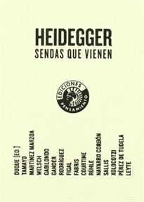 Books Frontpage Heidegger. Sendas que vienen