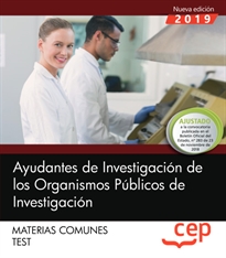 Books Frontpage Ayudantes de Investigación de los Organismos Públicos de Investigación. Materias comunes. Test