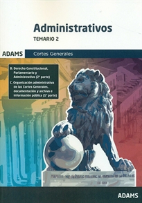 Books Frontpage Temario 2 Administrativos de las Cortes Generales