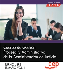 Books Frontpage Cuerpo de Gestión Procesal y Administrativa de la Administración de Justicia. Turno Libre. Temario Vol. II.
