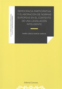 Books Frontpage Democracia participativa y elaboración de normas europeas en el contexto de una legislación inteligente