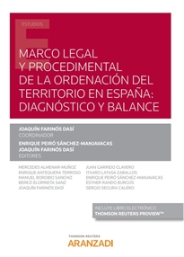 Books Frontpage Marco legal y procedimental de la Ordenación del Territorio en España: diagnóstico y balance (Papel + e-book)