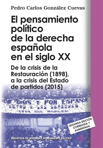 Books Frontpage El pensamiento político de la derecha española en el siglo XX