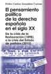 Front pageEl pensamiento político de la derecha española en el siglo XX