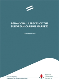 Books Frontpage Behavioral Aspects of the European Carbon Markets