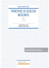 Books Frontpage Principios de Derecho Mercantil (Tomo I) (Papel + e-book)