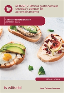 Books Frontpage Ofertas gastronómicas sencillas y sistemas de aprovisionamiento. HOTR0408 - Cocina