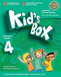 Books Frontpage Kid's Box Level 4 Activity Book with CD ROM and My Home Booklet Updated English for Spanish Speakers