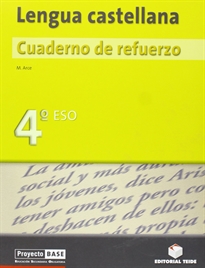 Books Frontpage Cuaderno de refuerzo. Lengua castellana 4º ESO - BASE