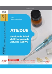 Books Frontpage ATS/DUE del Servicio de Salud del Principado de Asturias (SESPA). Test Parte Específica